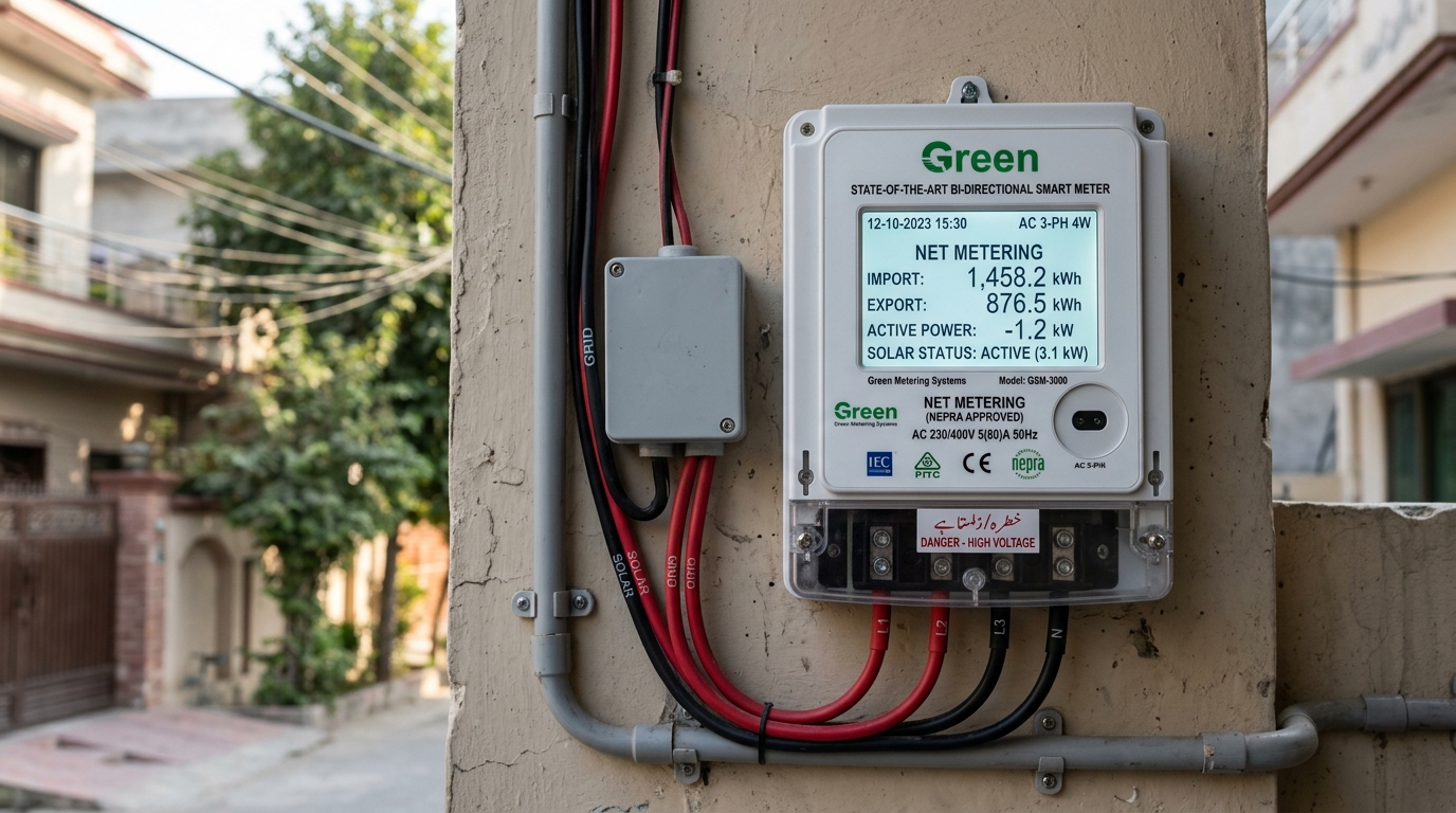 Three Phase Bi-Directional Digital Electricity Meter