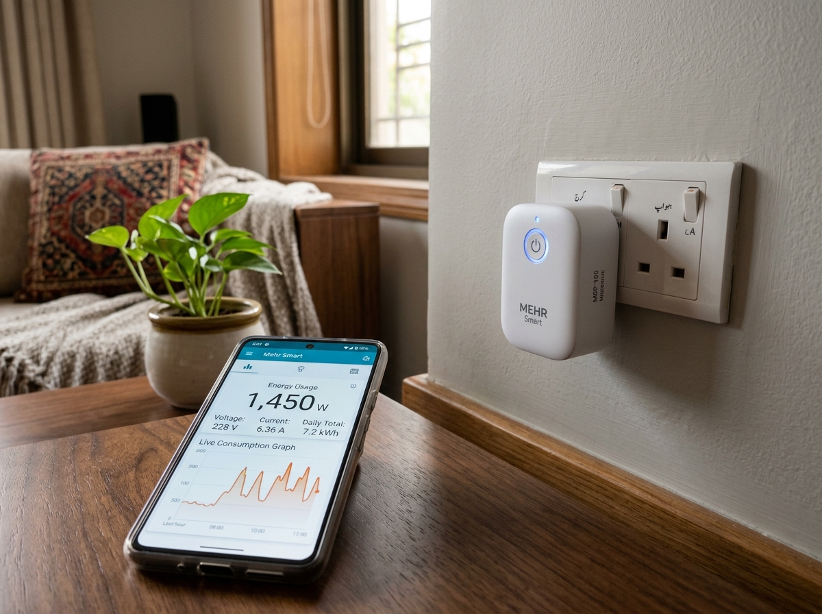 Smart WiFi Plug with Energy Monitoring