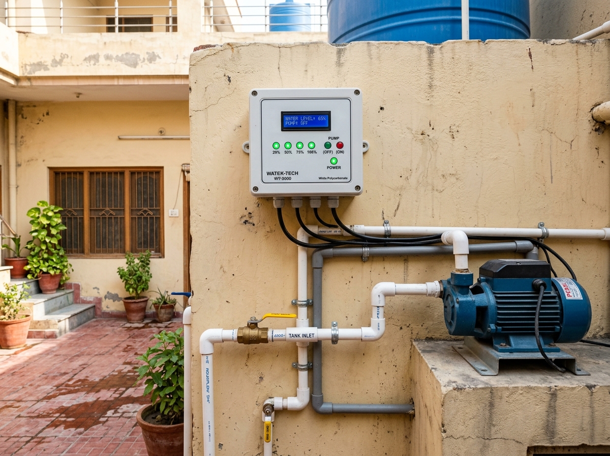 Automatic Water Level Controller for Water Pumps