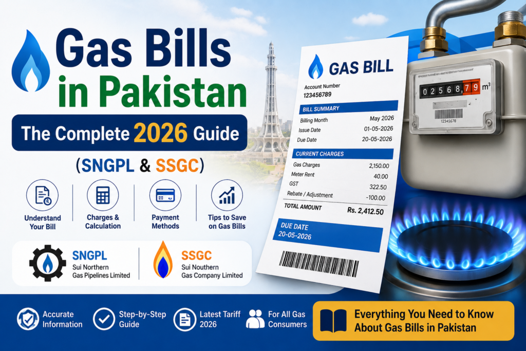 Gas Bills in Pakistan The Complete 2026