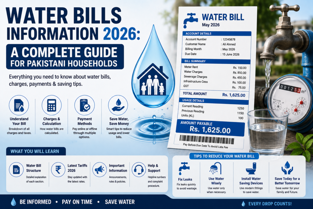 Water Bills Information 2026