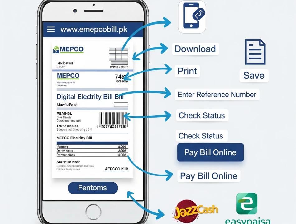 MEPCO and All DISCOs Bill Online Check