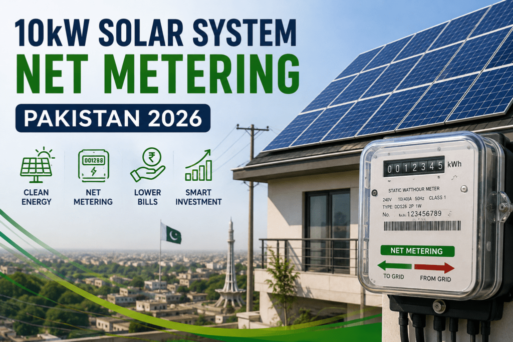 10kW Solar System Net Metering Pakistan 2026