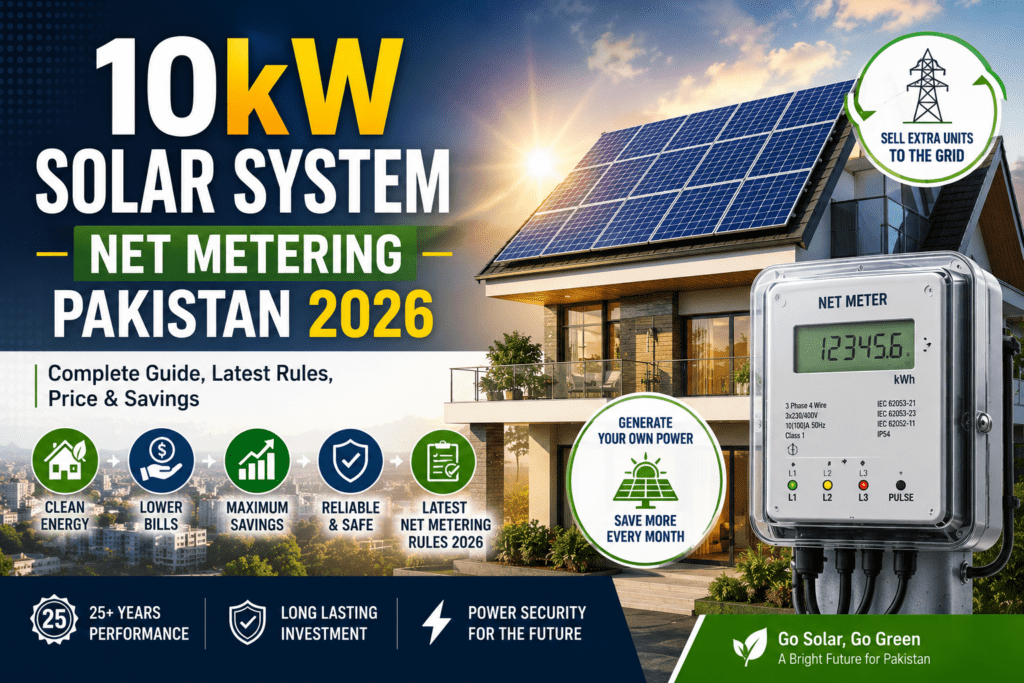 10kW Solar System Net Metering Pakistan 2026