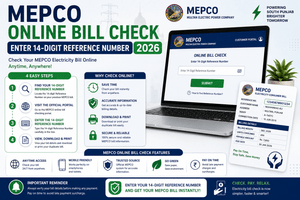 MEPCO Online Bill Enter 14-Digit 2026
