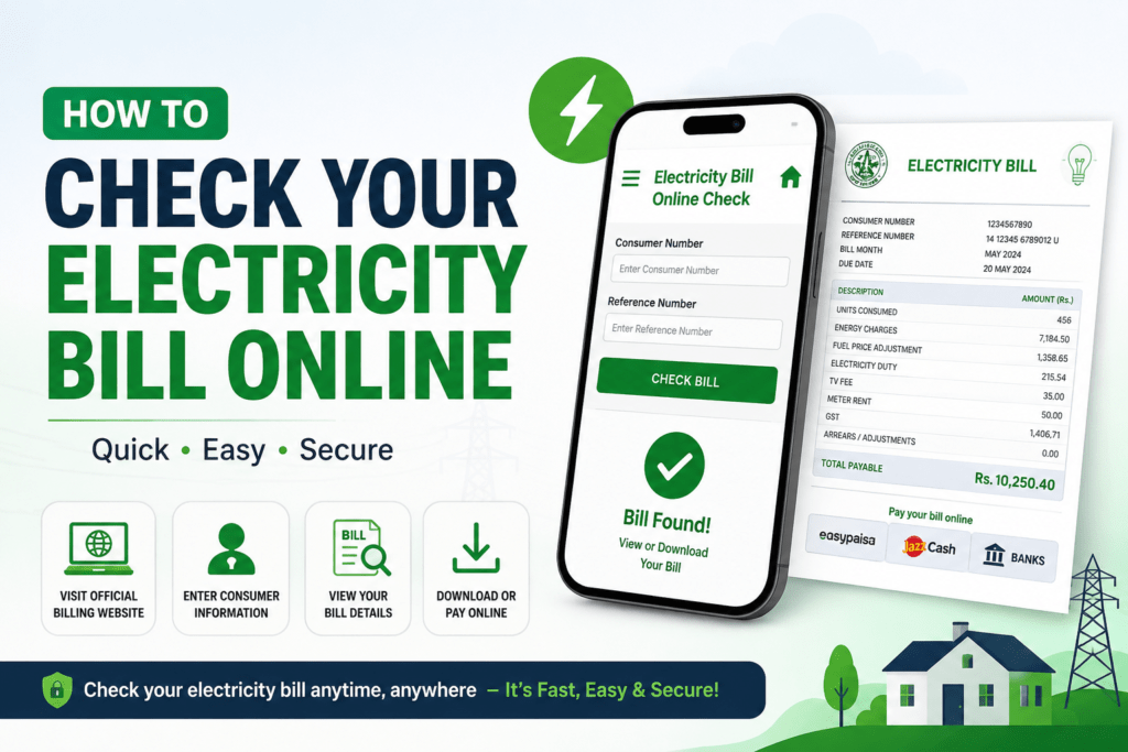 How to Check Your Electricity Bill Online