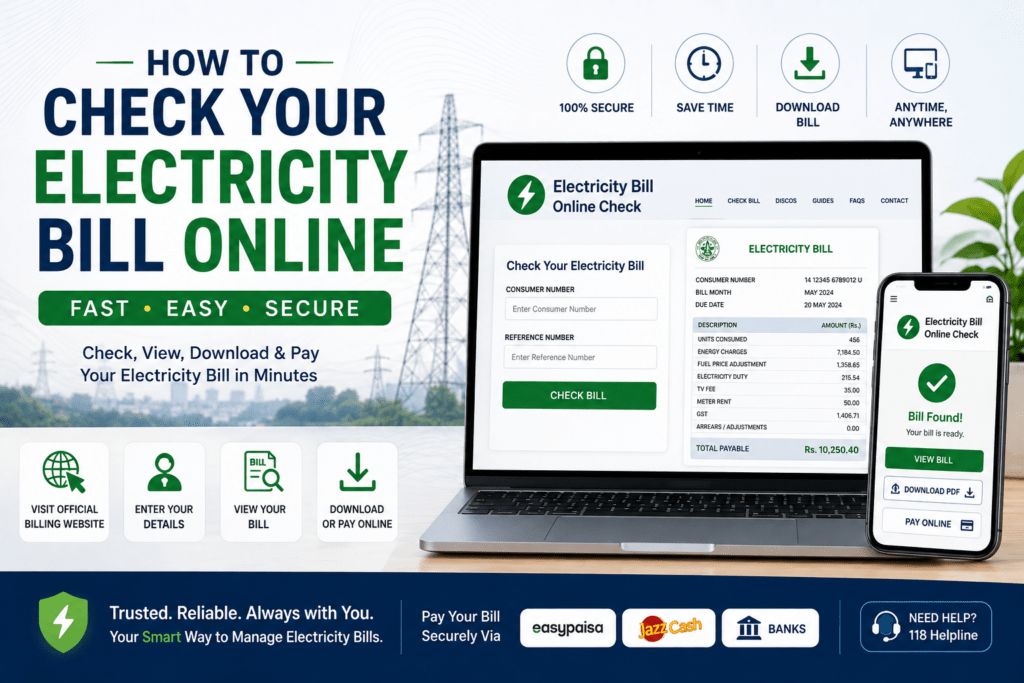 How to Check Your Electricity Bill Online