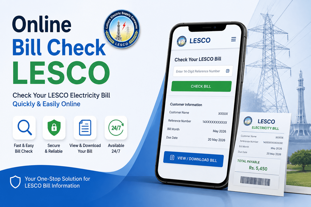 Online Bill Check LESCO