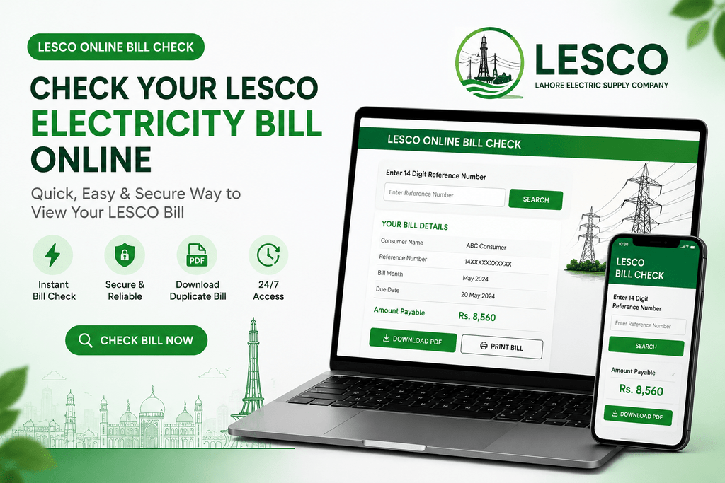 Online Bill Check LESCO