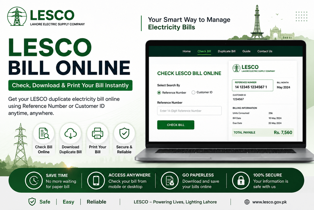 LESCO Bill Online
