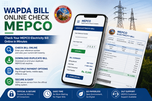 WAPDA Bill Online Check MEPCO