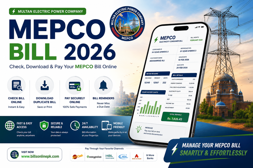 MEPCO Bill 2026