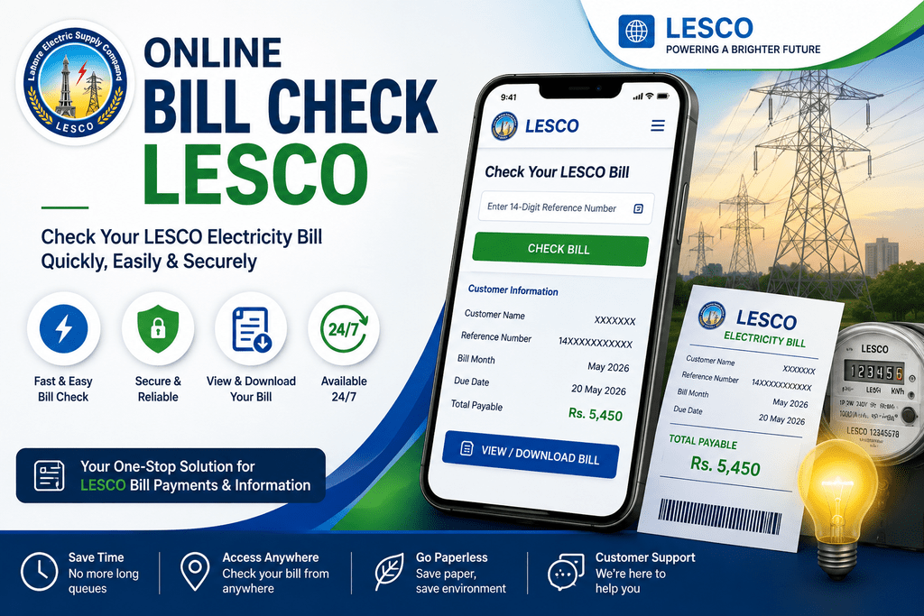 Online Bill Check LESCO