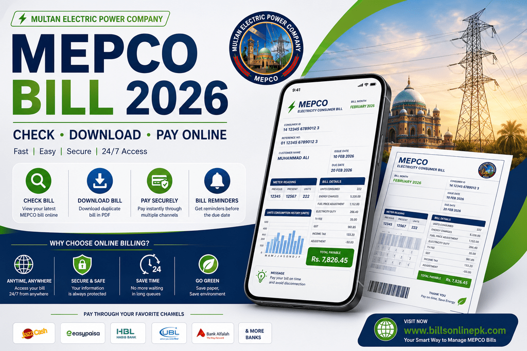 MEPCO Bill 2026