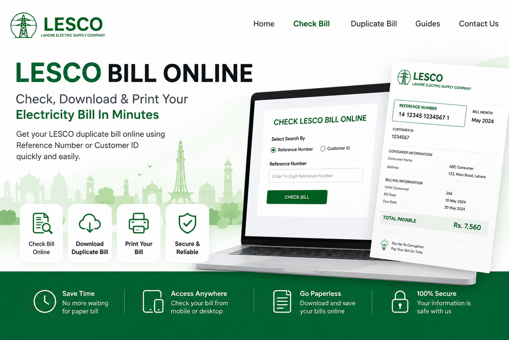 LESCO Bill Online